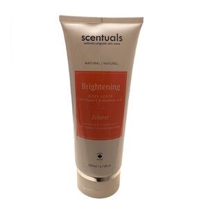 Scentuals Organic Brightening Body Serum Vitamin C Hyaluronic Acid New